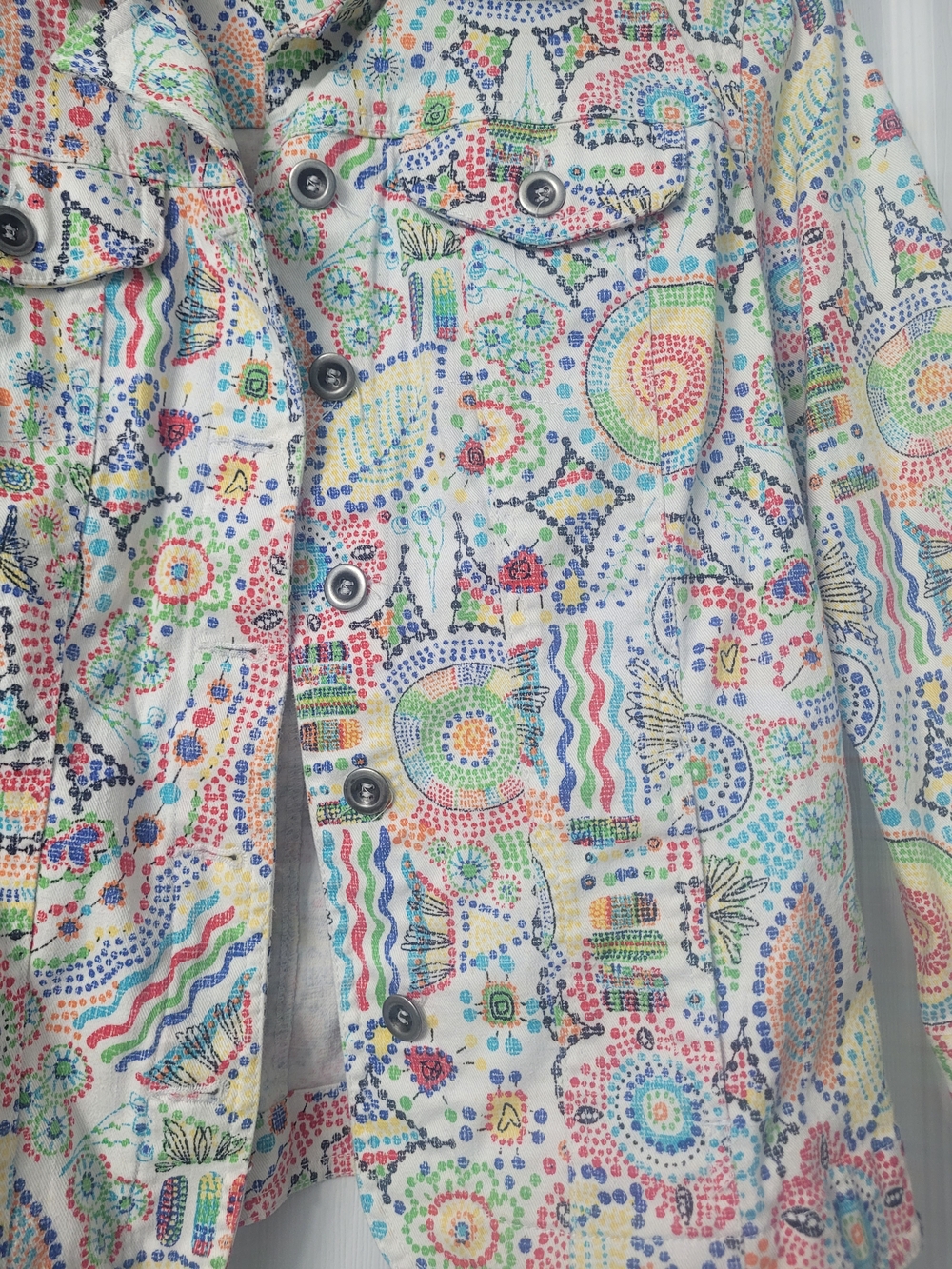 Printed Multi-Color Jacket - Picture 4 of 6